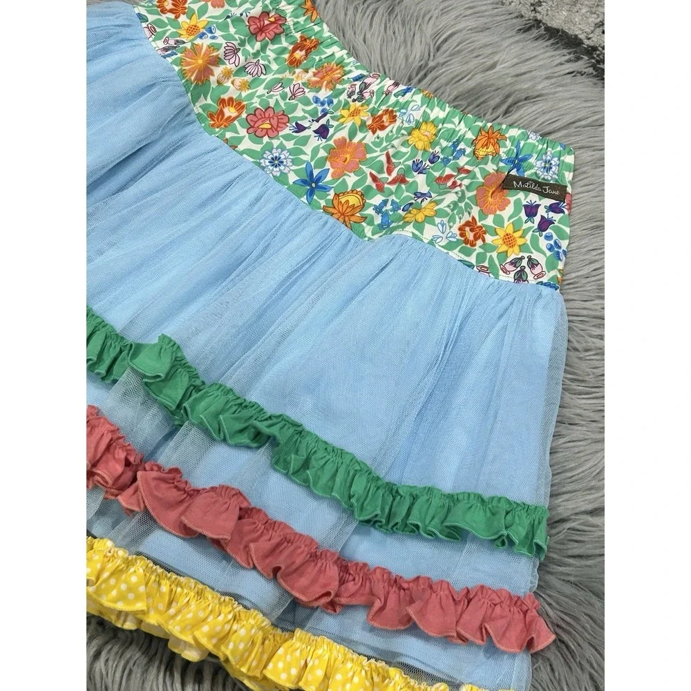 GIRLS MATILDA JANE Brilliant daydream Field of Flowers Skirt  SIZE 12 NEW In Bag